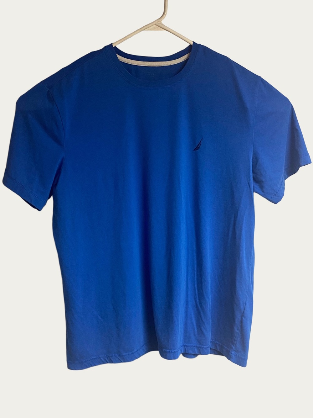 Nautica Short Sleeve Crew Tee in Bright Blue